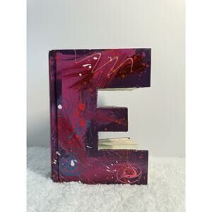 Leoma Lovegrove Painted and Autographed Letter “E” Book. FL Artist One Of A Kind
